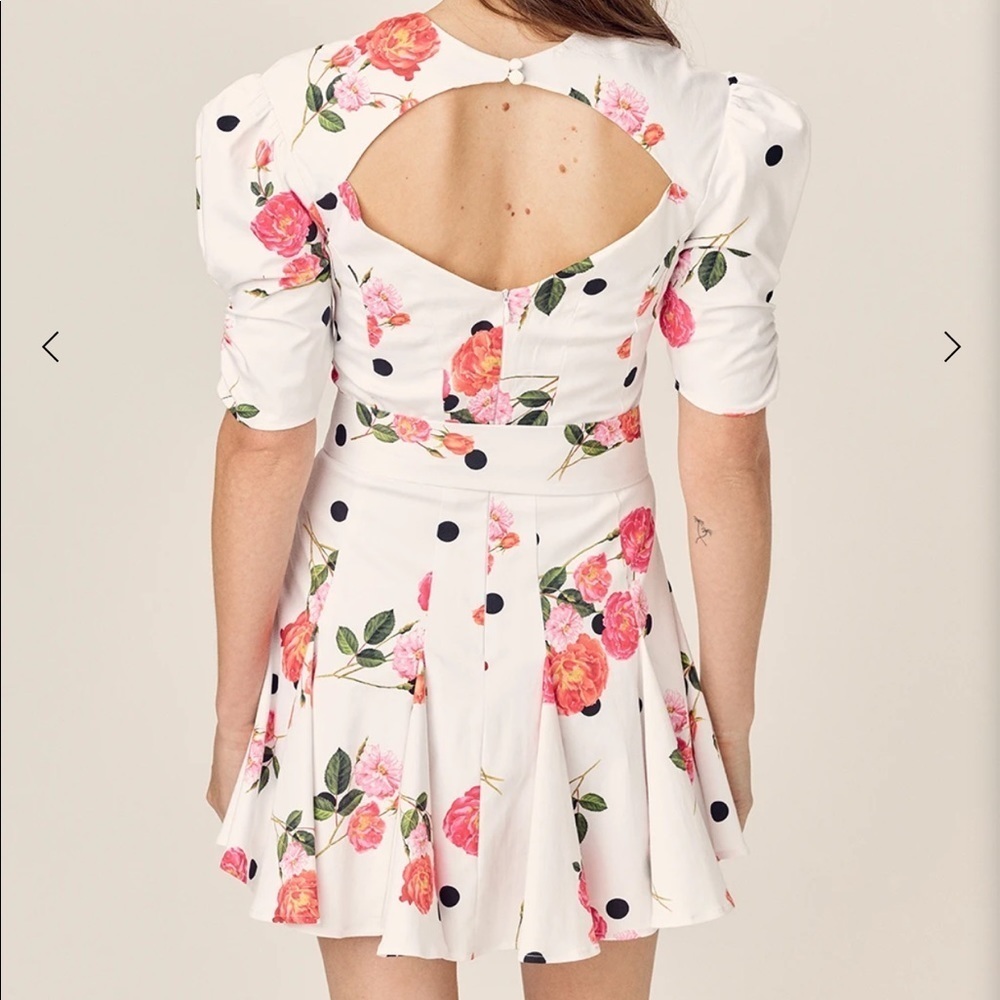 For Love And Lemons Pink Floral Mini Dress - Picture 2 of 11